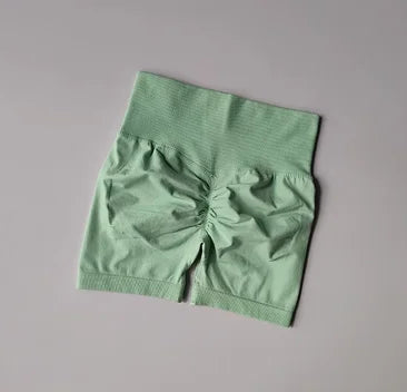 Damen-Sporthose mit Pfirsich-Po-Lifting, hoher Taille und Taillenstraffung, schlankmachende Laufhose, schnell trocknend, dreiviertel-enge Hose