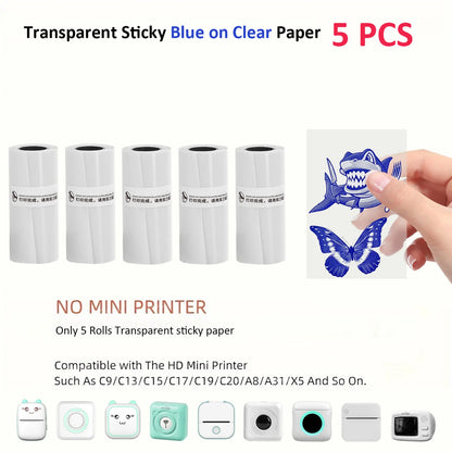 Thermal Mini Printer Portable Inkless Sticker Maker