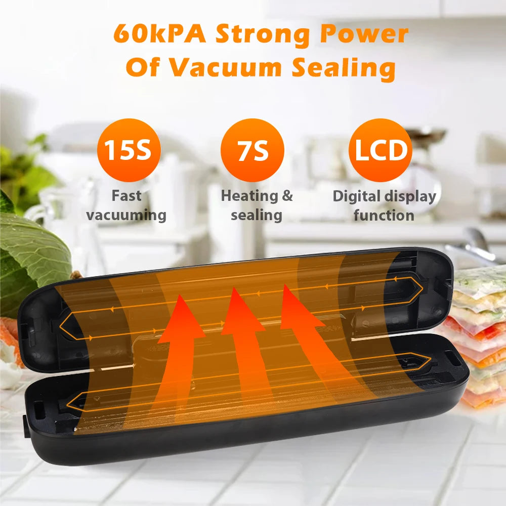 saengQ Vacuum Sealer Machine | Food Sealer with 10 Free Bags