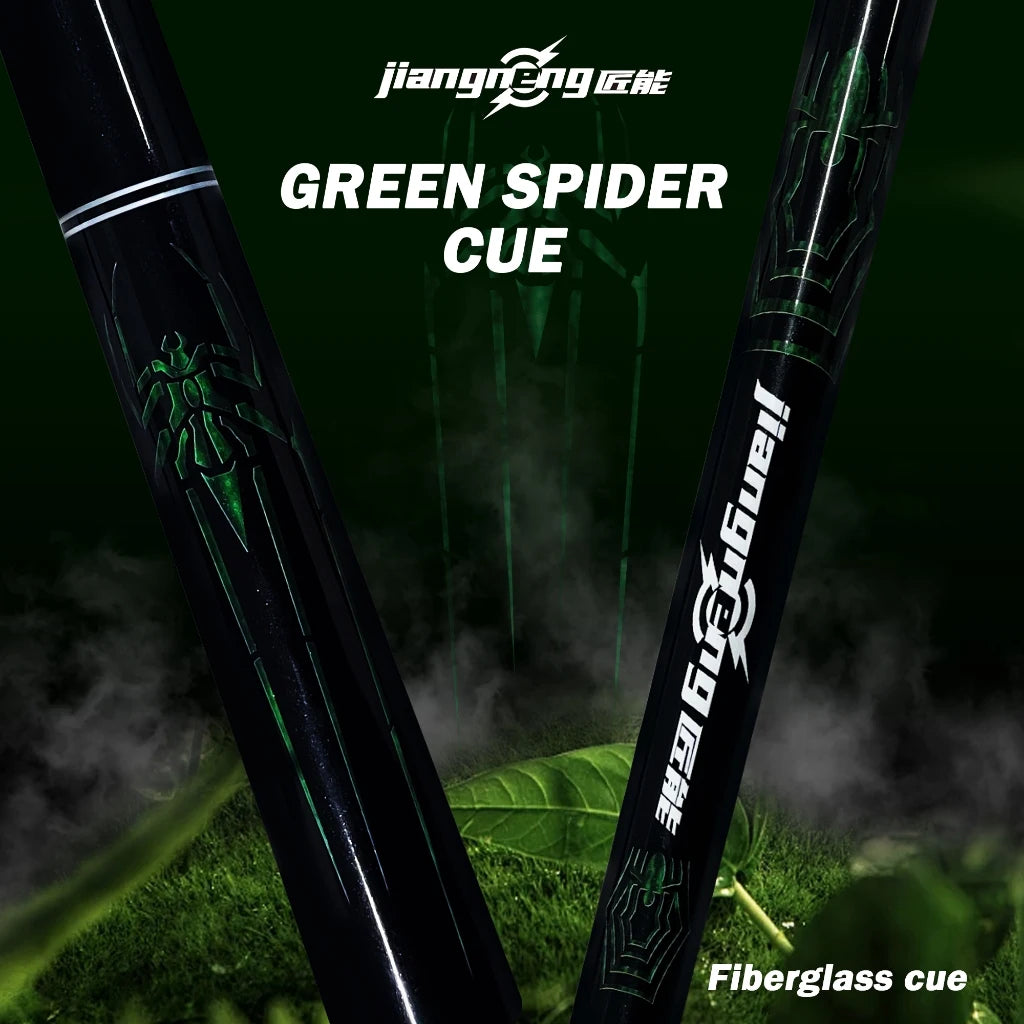 American Pool Cue Composite Carbon Cue 12.5mm Pointed Multi-Layer Leather Head Strong Durable Anti-Stick Design