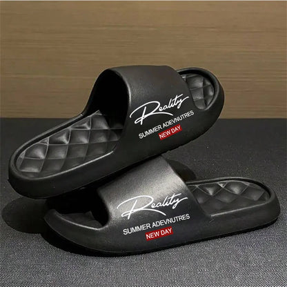 Summer innovative design EVA men's shoes, soft and lightweight home slippers, suitable for indoor and outdoor leisure activities