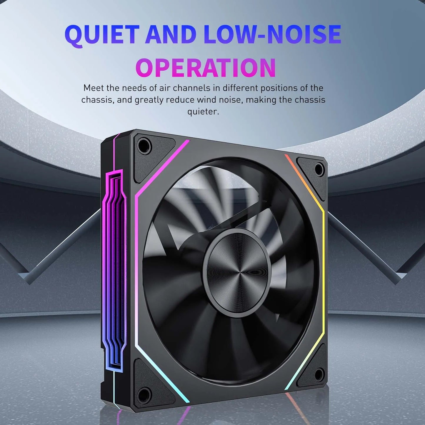UPSIREN UF-2 PRISM 5 PRO 12CM ARGB PC Case Fan