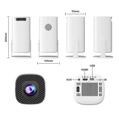 P30Plus Projector game console HD output projector intelligent portable Home WiFi Android11 4k 3D Retro Video Game Consoles