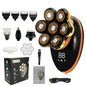 Men's 7D Floating Electric Shaver — Wet/Dry, Rechargeable, LCD Display