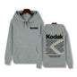 Kodak Print Fashion Men‘s Sportswear Autumn Winter Daily Street Casual Comfortable Loose Sports Hoodie