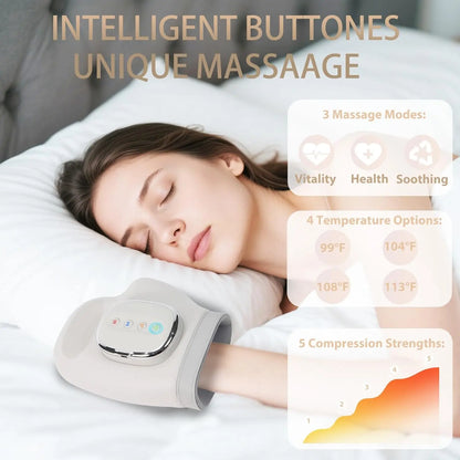 Hand Massager with Heat & Compression - Carpal Tunnel