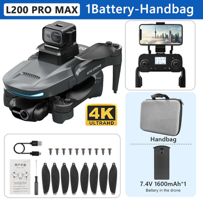 L200 PRO MAX 4K Drone | GPS FPV Brushless Quadcopter