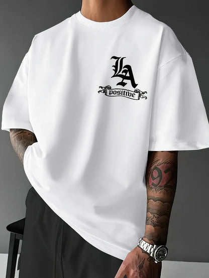 A new summer 2025 casual and fashionable 3D printed pattern breathable lightweight comfortable and soft men's T-shirt