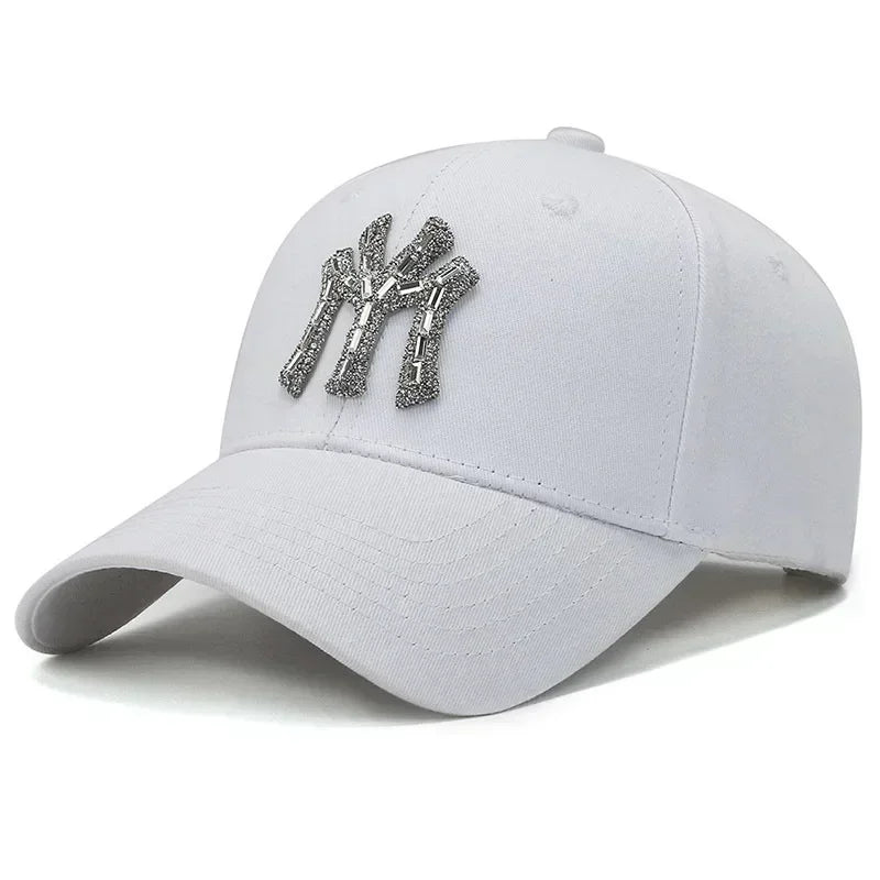 Rhinestone Baseball Cap | Women's Casual Sunshade Hat