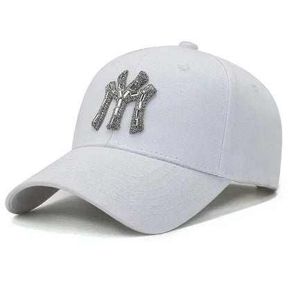 Rhinestone Baseball Cap | Women's Casual Sunshade Hat