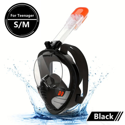 Full Face Diving Snorkel Mask – Anti-Fog Adults & Kids