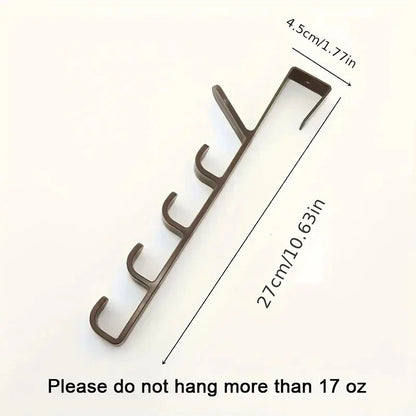 Over Door Clothes Hanger Rack - Purse & Bag Hooks
