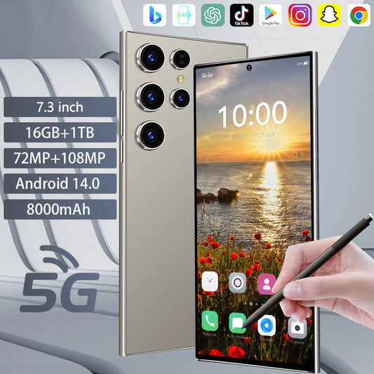 Tablet-Schutzhülle für neues S26 Ultra Original Intelligent 5G Dual-SIM Dual-Standby Android Globale Version 8000mAh Akku
