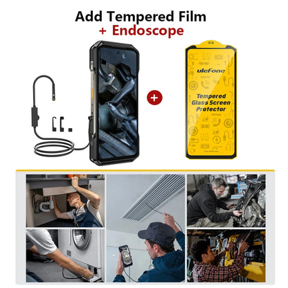 Teglex Ulefone Armor 27 Pro 5G Robustes Smartphone | 10600mAh | 64MP Nachtsicht | 24GB | IP68
