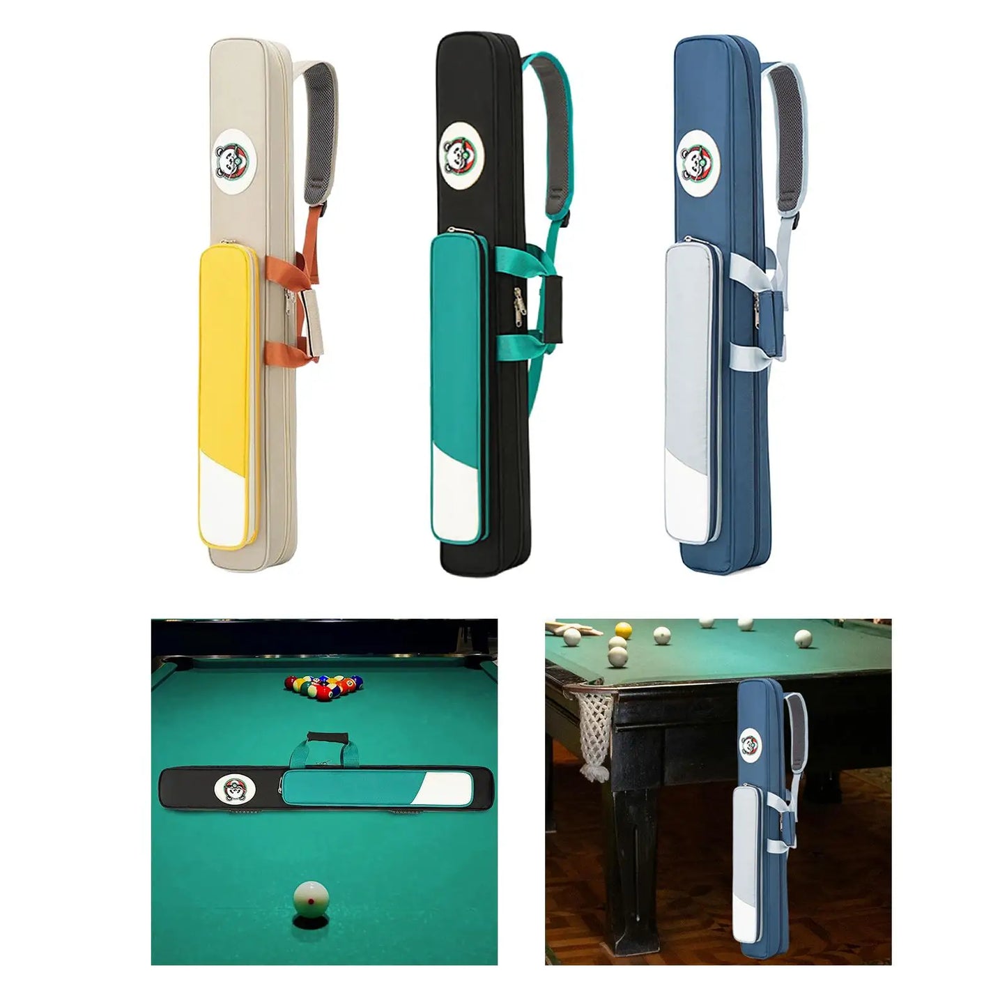 Pool Cue Case 5 Holes – Billiard Organizer Carry Bag