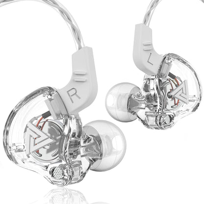 Original QKZ AK6 In-Ear-Kopfhörer mit 6 dynamischen Treibern und Mikrofon, Stereo-Sport-HIFI-Subwoofer-Headset, Monitor-Ohrhörer