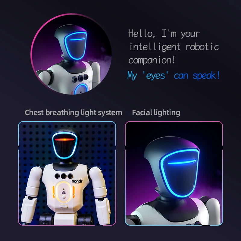 Smart Humanoid RC Robot 2.4G Gesture Sensing Recording