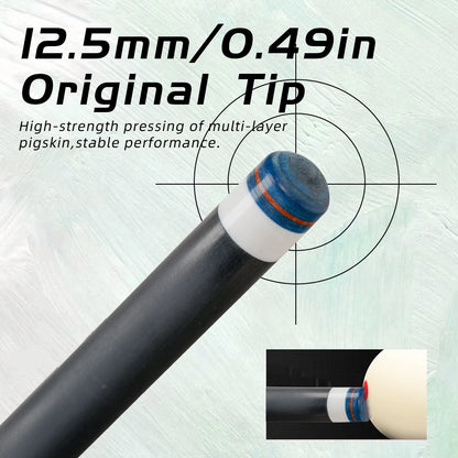 Crical Carbon Fiber Pool Cue Stick Carbon fiber Billiard Cue Stick Kit  low deflection 3/8*8 joint with billar Cases