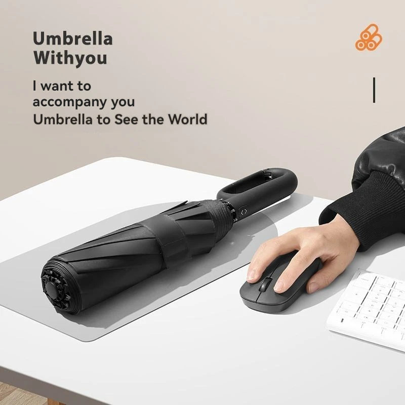 20 Rib Fully Auto Folding Double Umbrella Extra Large