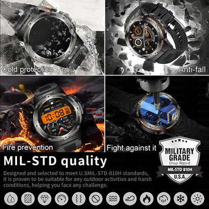 2025 NEU Beliebte Outdoor GPS-Tracker Sport Smartwatch Herren 500mAh NFC HD Anruf IP68 Tiefe Wasserdichte Uhr Herren Für Xiaomi Herren