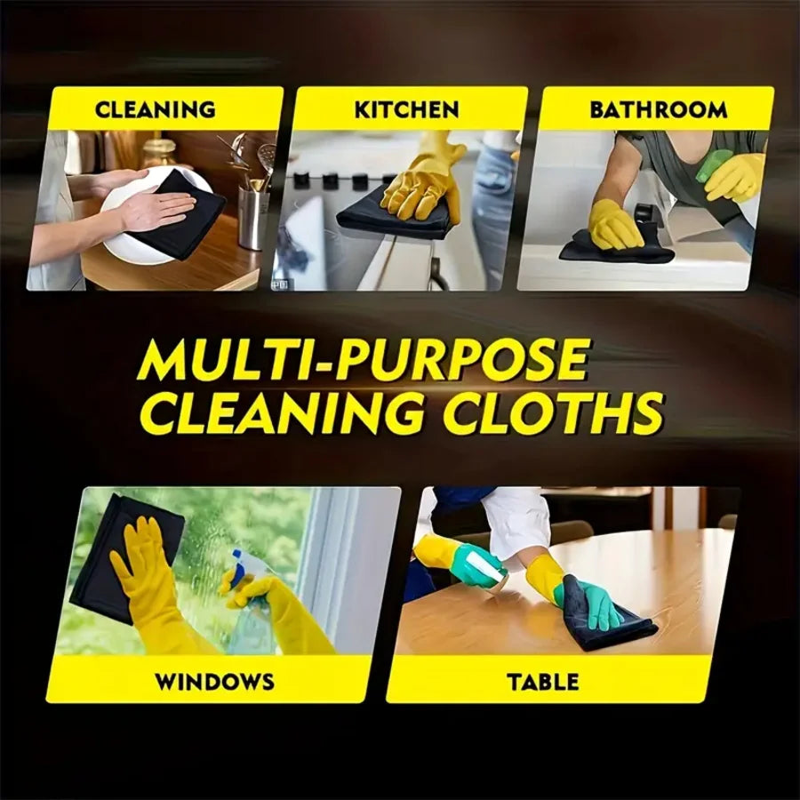 Microfiber Cleaning Cloths 3/5/10/20-Pack - Stain Free