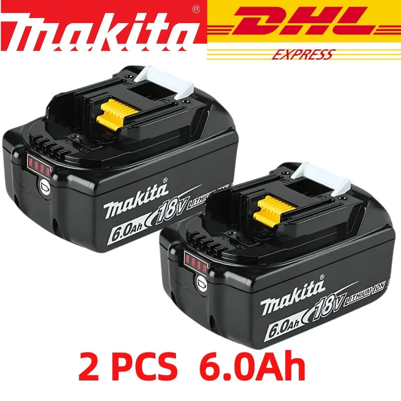 Makita Original Lithium ion Rechargeable Battery 18V 6000mAh 18v Replacement Batteries BL1860 BL1830 BL1850 BL1860B