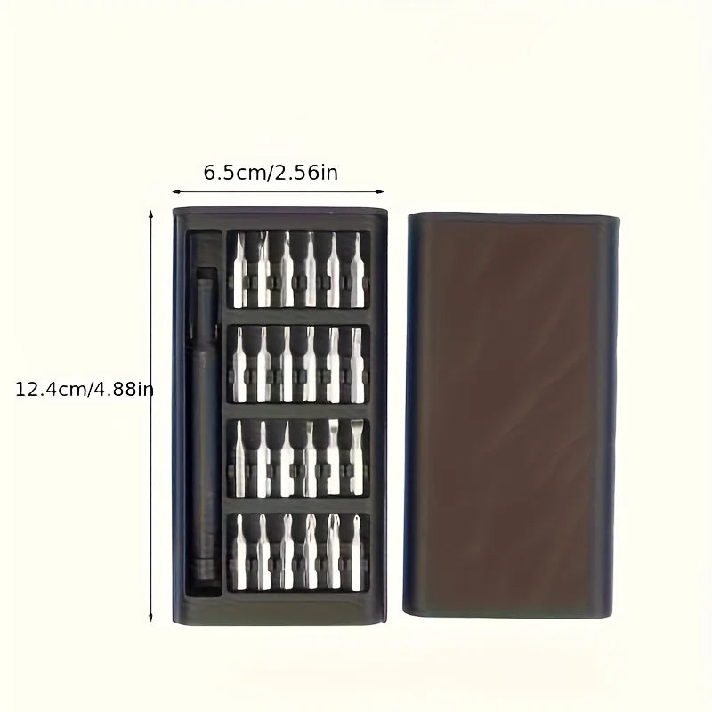 25-in-1 Mini Schraubendreher-Set, Schlitz- und Kreuzschlitz-Minischraubendreher, geeignet für Elektronikprodukte