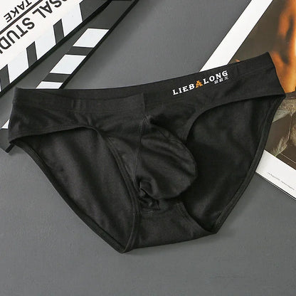 Men's Cotton Bulge Pouch Briefs Breathable Sport