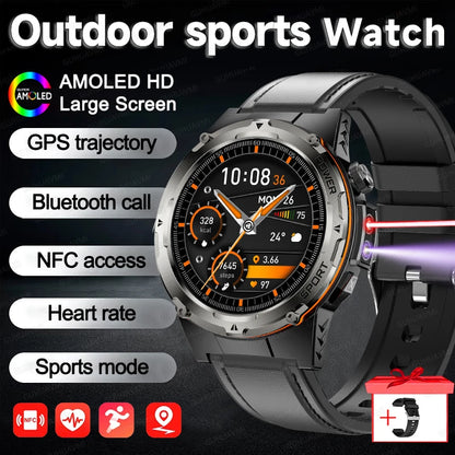 2025 NEU Beliebte Outdoor GPS-Tracker Sport Smartwatch Herren 500mAh NFC HD Anruf IP68 Tiefe Wasserdichte Uhr Herren Für Xiaomi Herren