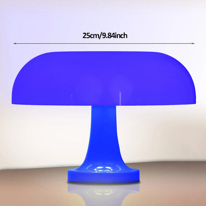 Classic Mushroom Table Lamp Modern Bauhaus Art Table Lamp Bedroom Bedside Lamp Danish Designer Orange Decorative Table Lamp