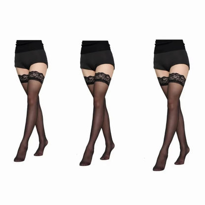 Sexy Women Floral Lace Patchwork Over Knee Thigh High Elastic red black Stockings Women's Over Knee Thigh сексуальныfleshl light