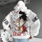 Anime Hoodie Men Women One Piece Luffy Gear 5 Nika Streetwear Casual Pullover Sweatshirt Long Sleeve Tops Autumn Winter Fashion