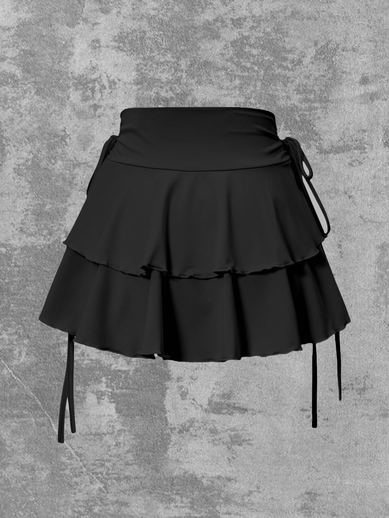 2025 Neuer einfarbiger Rock Damen Sommer Mode Outdoor Vielseitiger High Waist Slim Fit Elastischer Bund Kurzer Rock Ware auf Lager