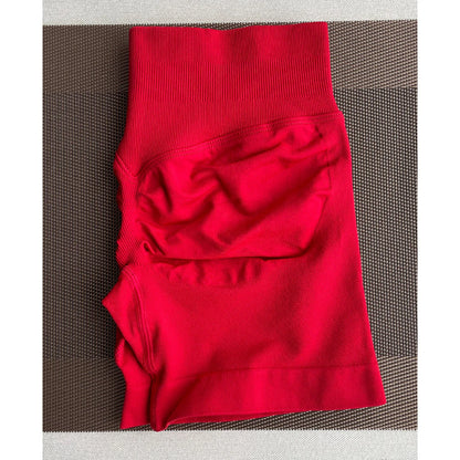Women's Shark Bite Yoga Shorts | Gym Running Cycling Bike Leggings