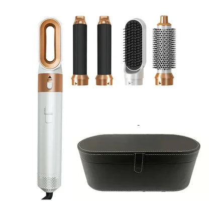 5 in 1 Hair Dryer Hot Comb Set Professional Curling Iron Hair Straightener Styling Tool For Professional Hair Dryer Household