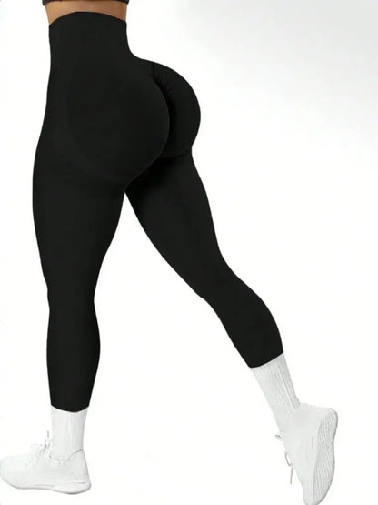 Teglex Women's High-Waist Seamless Yoga Capri Pants | Sculpting Tummy Control Leggings