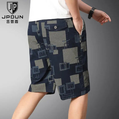Herren-Badeshorts Reine Baumwolle Locker Lässig Sommer