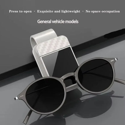 Car Sun Visor Sunglasses Clip & Eyeglasses Hanger