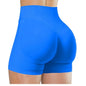 Women's Summer High Waist Yoga Shorts | Solid Color Running Fitness