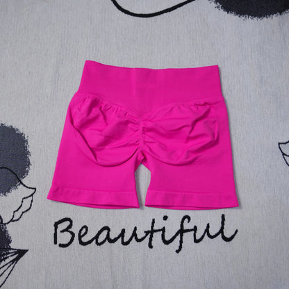 df Dynamic Shorts 4.5" Women's Seamless Yoga Shorts High Waisted Butt Lifting Breathable Workout Gym Running Comfort
