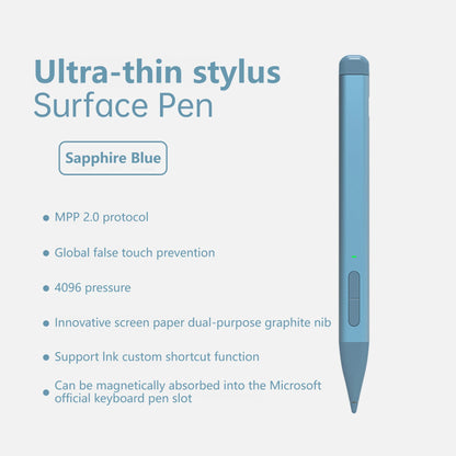 2025 New Color Microsoft Surface Pro 8/9/X/10/11 Bluetooth Magnetic Keyboard with Pen Slot,Touchpad and 7-color Backlit Keyboard