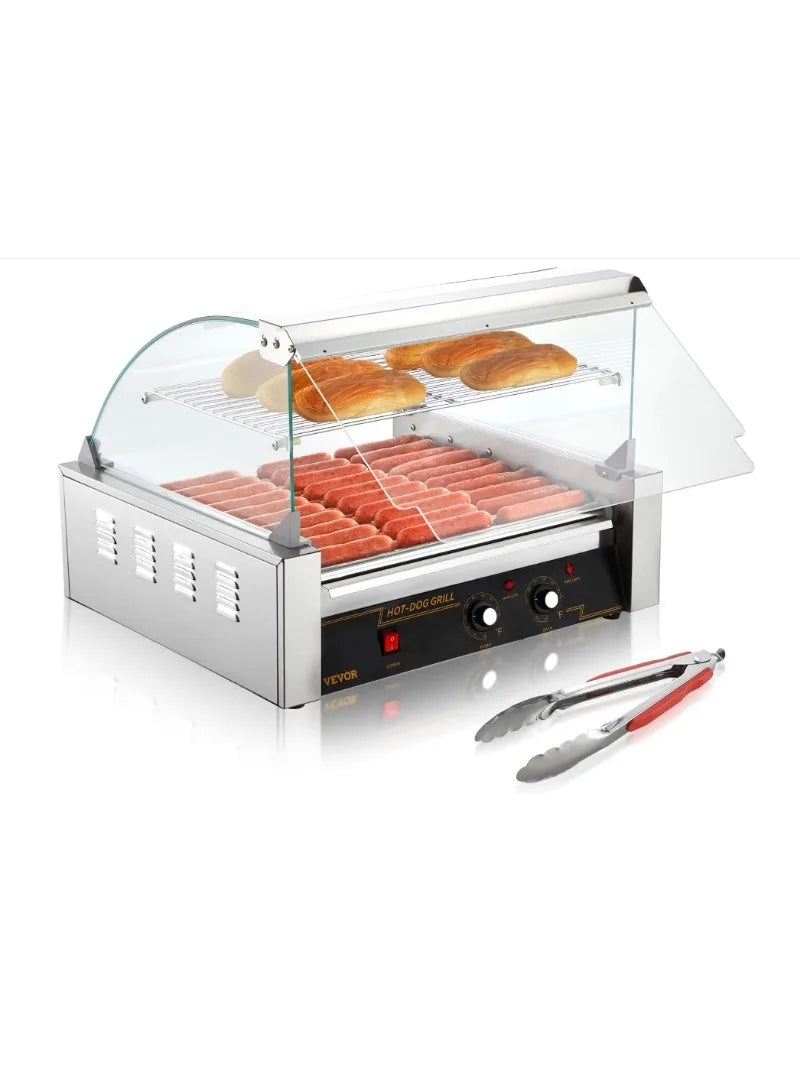 Commercial Hot Dog Roller Electric Sausage Maker Barbecue Grill Machine for Camping Party Home Appliance 220v/110V