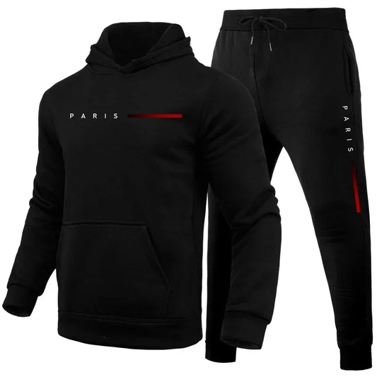 Men's Hooded Tracksuit Sportswear & Sweatpants Set