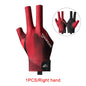 NOFOXO Open Finger Pool Glove - Breathable Snooker Billiard Glove