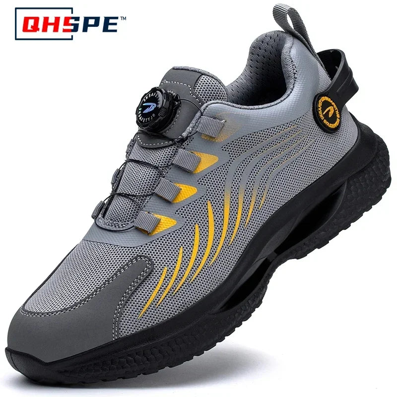Men's Rotating Safety Work Shoes Anti-Smash Sport