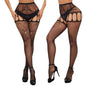 Plus Size Fishnet Garter Belt Bodysuit Tights XXL