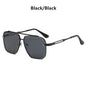 2025 Fashion Square Luxury Design Sunglasses Men Women Flight Seven Rock Mach Six Style Gradient Pilot Sunglasses Oculos De Sol