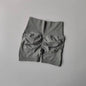 Damen-Sporthose mit Pfirsich-Po-Lifting, hoher Taille und Taillenstraffung, schlankmachende Laufhose, schnell trocknend, dreiviertel-enge Hose