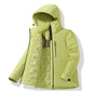 JNLN Unisex Waterproof Fleece Jackets Winter Windproof Thermal Windbreaker Men Women Hiking Camping Skiing Climbing Raincoat