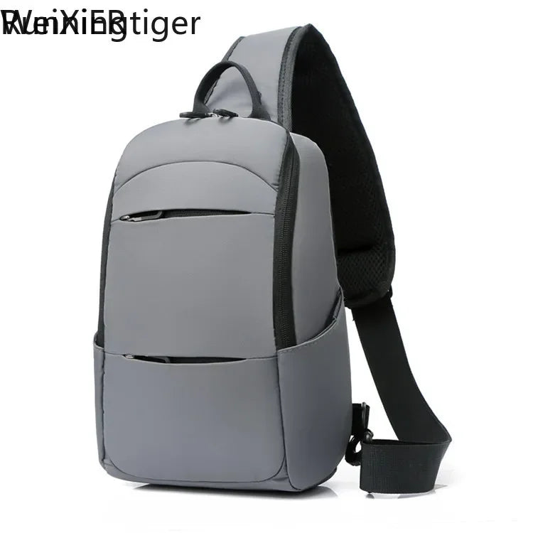Wasserdichte USB-Multifunktions-Umhängetasche für Herren – Designer-Kuriertasche & Reise-Rucksack